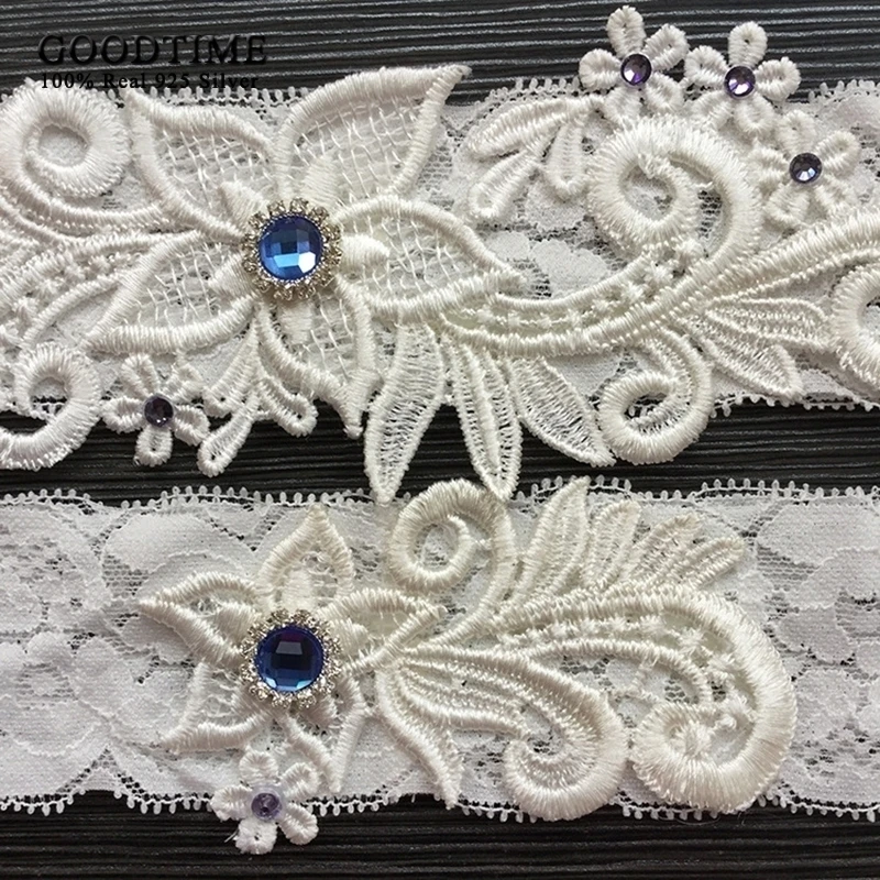 Модные свадебные подвязки с цветочным бисером аксессуары для платья кружевное