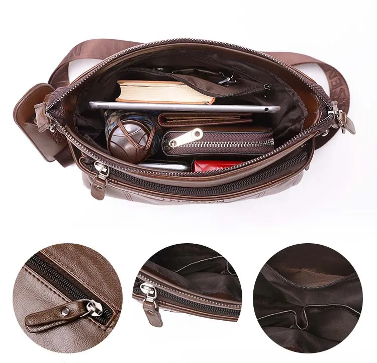 Мягкий Топ кожаная сумка через плечо + клатч для мужчин бизнес сумки модные