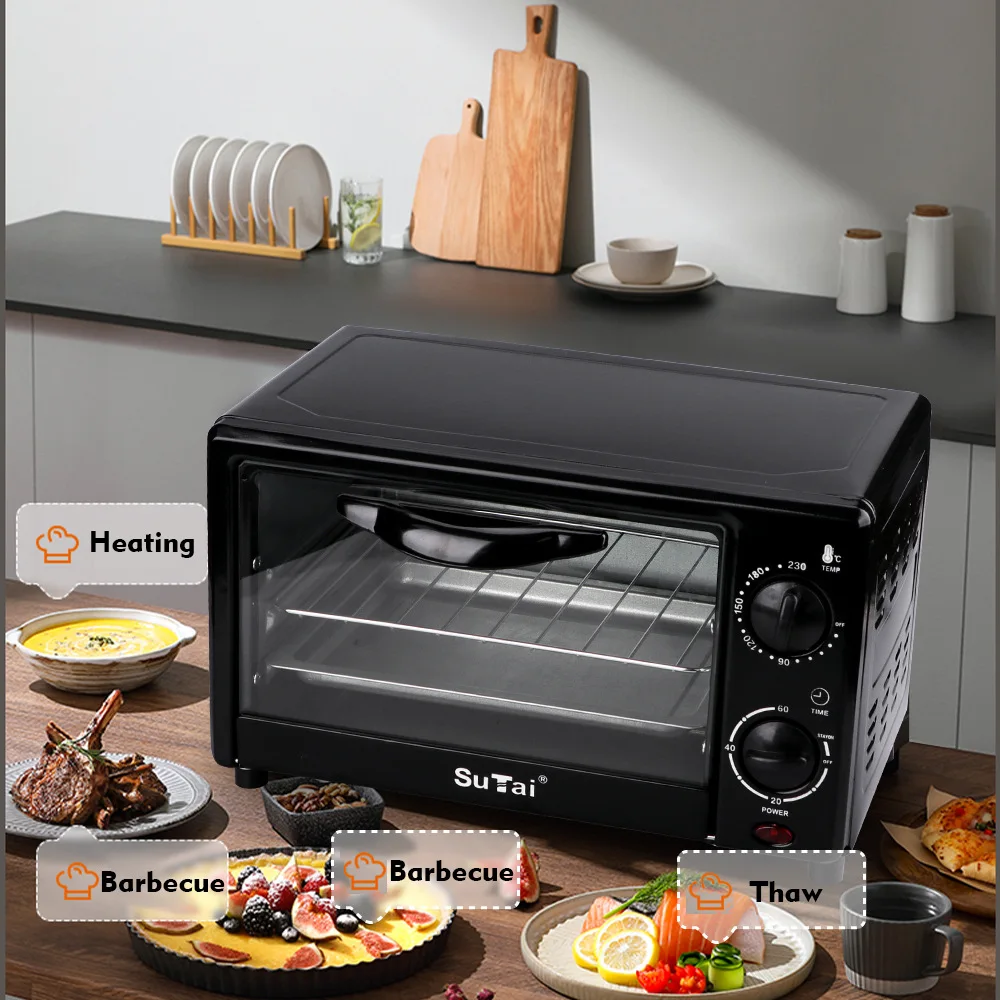 multifunctional small electric oven household baking kitchen appliance full automatic mini oven 12l free global shipping