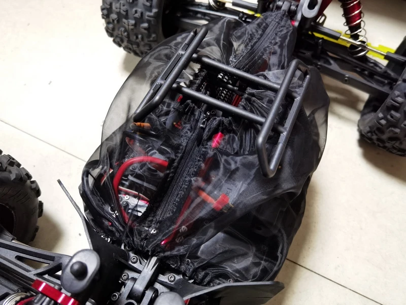 Cubierta protectora impermeable para coche de control remoto, piezas de actualizaci&oacute;n de Chasis resistente a la suciedad y al polvo, para 1/8 ARRMA KRATON EXB-2