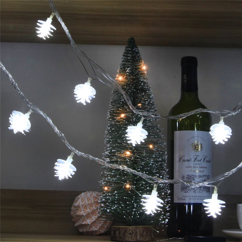 USB гирлянда для отдыха и сказочный светодиодный гирлянды 2 5 м 20 сосновая шишка