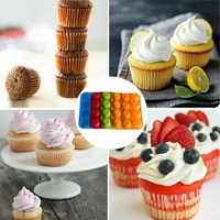 12 grid silicone large muffin yorkshire pudding mould cupcake bake tray bakeware silicone mold