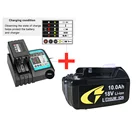 Литий-ионный аккумулятор BL1860, 18 в, 10 А ч, для электроинструмента Makita, зарядное устройство