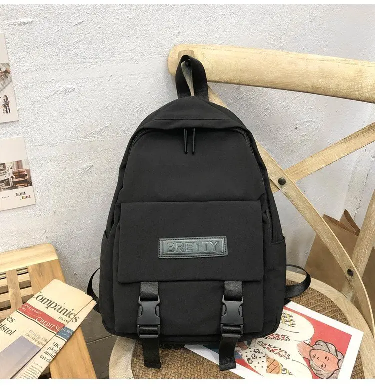 

BB444 2021 new Girls Campus Wild Backpack Cute bag Simple leisure large-capacity travel backpack