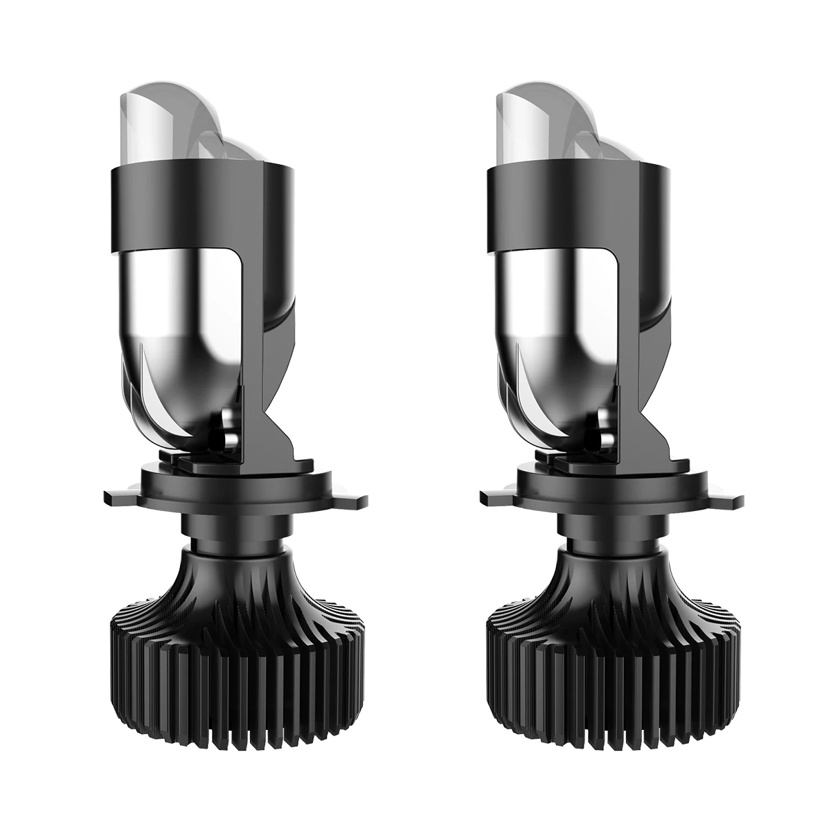 Светодиодная мотоциклетная лампа H4 прожектор 12 В белая светодиодная 9003 лм яркая