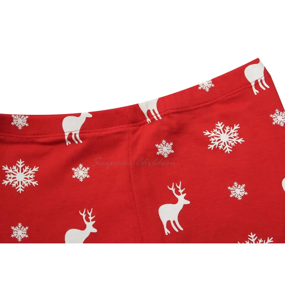 Хлопковые комплекты одежды для маленьких кукол рождественские пижамные девочек