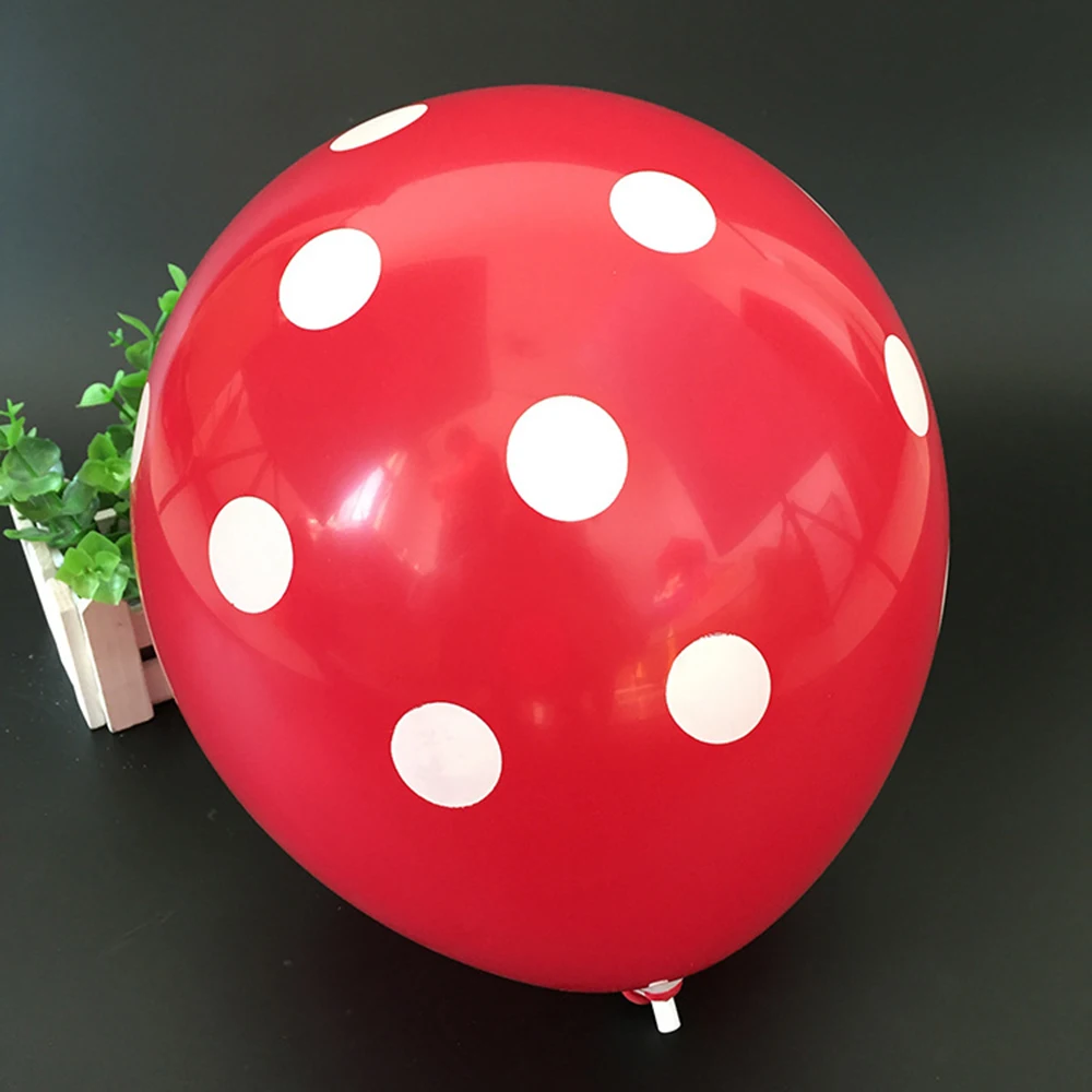 

100 Pcs Candy-Colored Dots 12-Inch Party Balloons Wedding Room Atmosphere Decoration Kid Child Toy Ballons