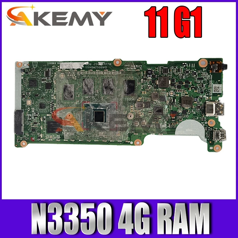 

DA00G2MB6G1 FOR X360 11 G1 laptop Motherboard Mainboard with N3350 cpu 32G SSD / 4G RAM tested 100% OK