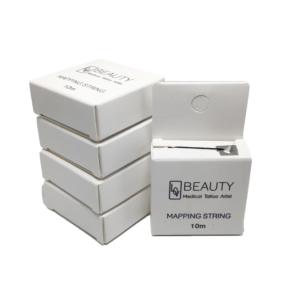 Картографическая пре чернильная струна для микроблейдинга eyebow Make Up dying Liners Thread Semi