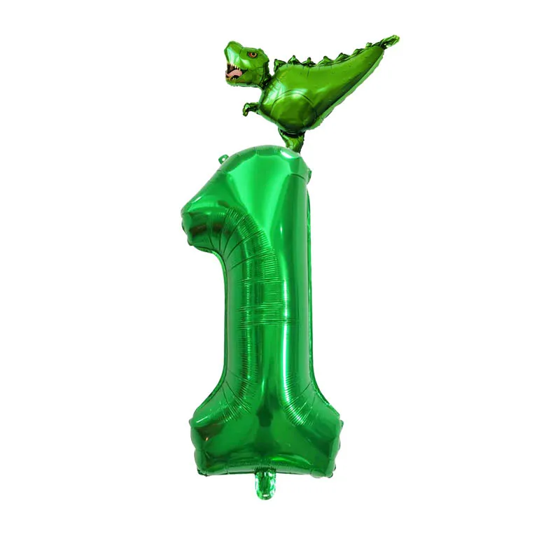 

Dinosaur 32inch Number Foil Balloons Number Balloon Jungle Party Helium Birthday Party Decorations Kids Baby Shower Globos Decor