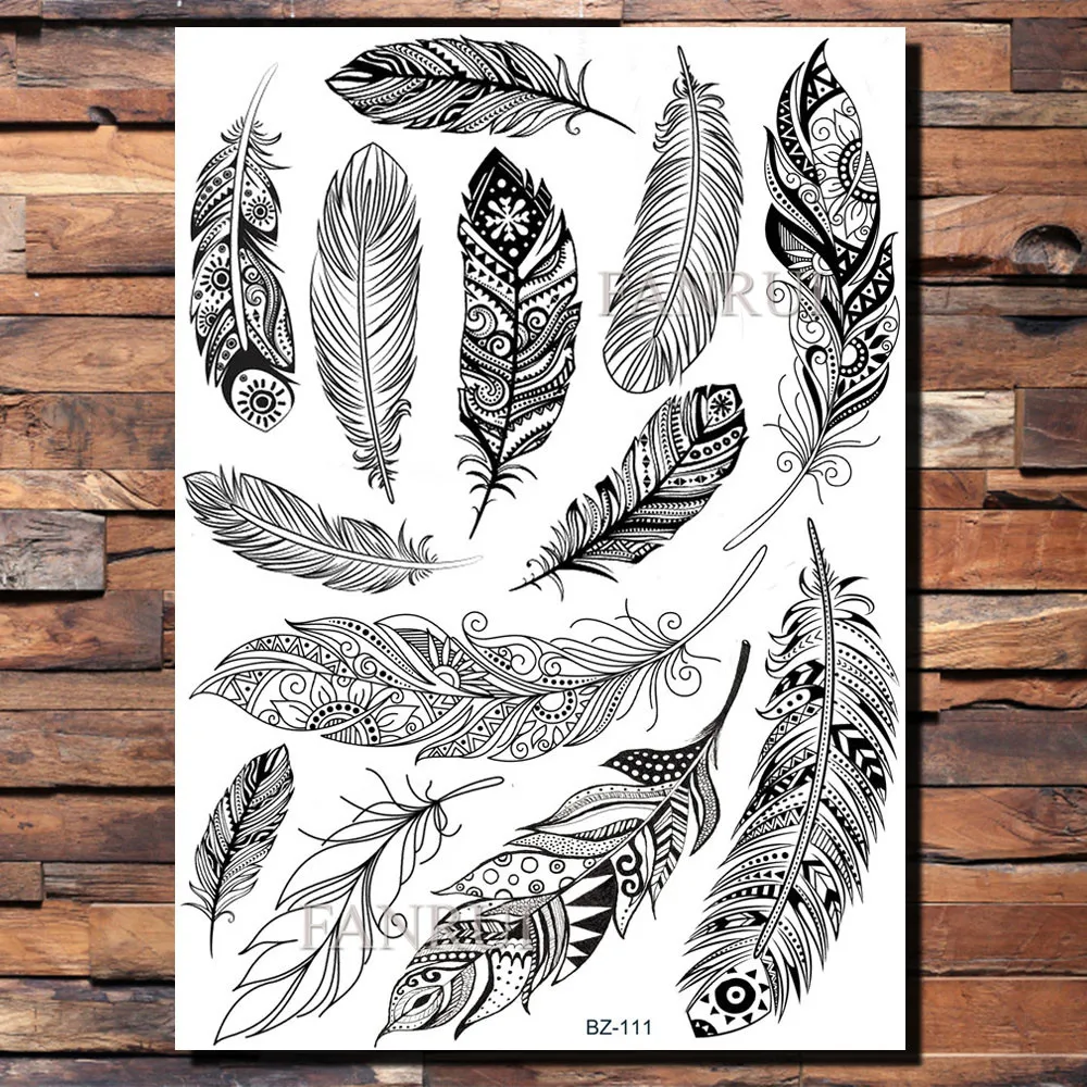 Временные татуировки FANRUI Rose наклейки цепочки поддельные ювелирные изделия