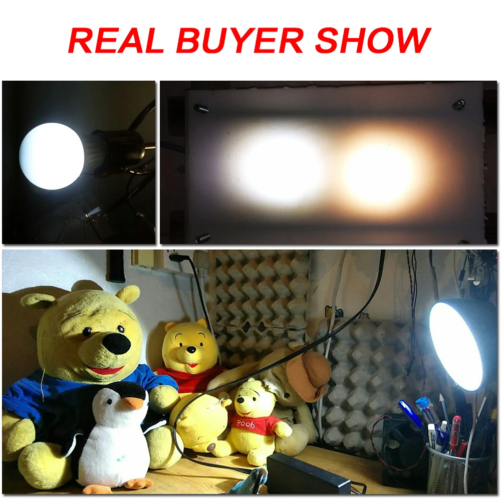 

5pcs COB LED Lamp Real Power 3W 5W 7W 9W CHIP LED Lamp Bulb 220V 240V IP65 Input Smart IC For DIY LED Flood Light Spotlight