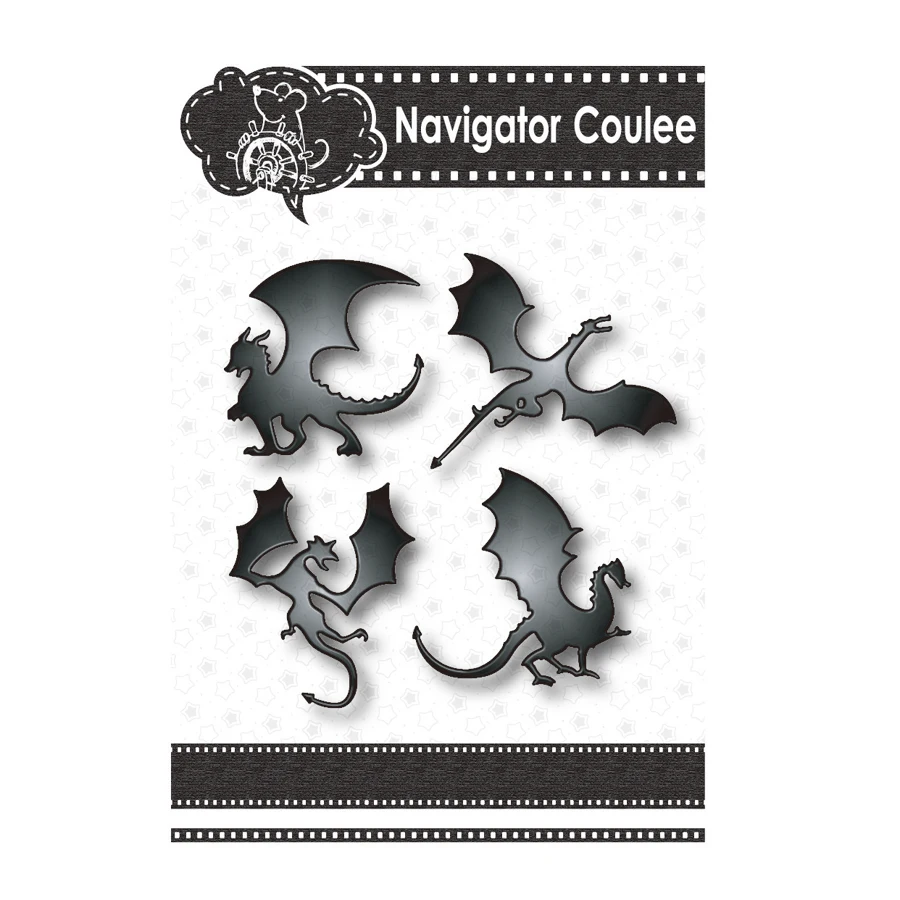 

Dragon cutting mold metal template DIY scrapbook photo album decoration card making creative embossing molding 2021