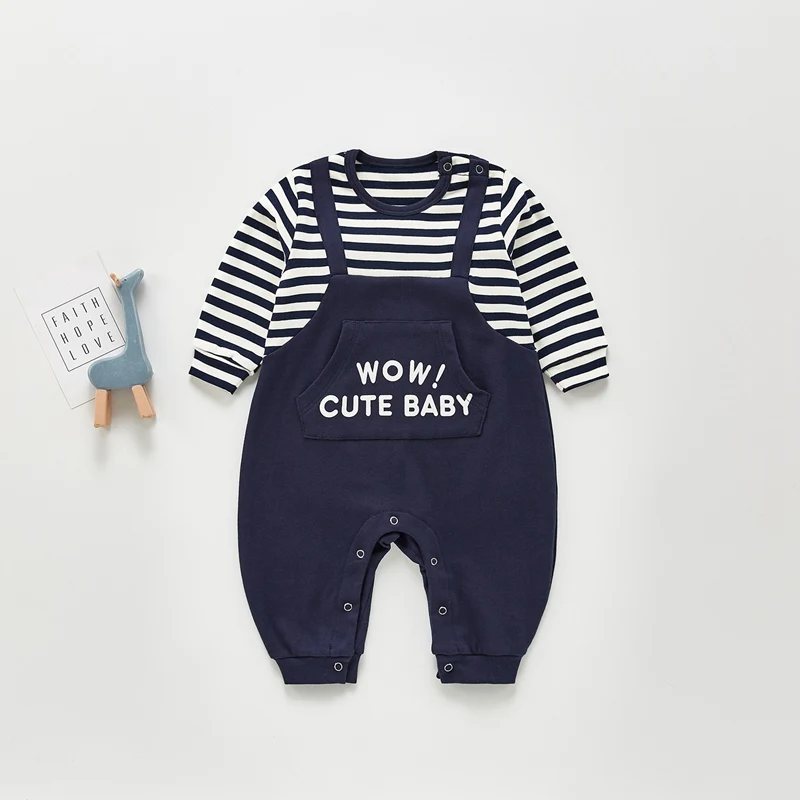 

Spring Summer 2023 New Style Baby Boy Romper Fashion Fashion Gentleman Boys Clothes 0-3 Years Boy Infant Clothing Boy Outfits
