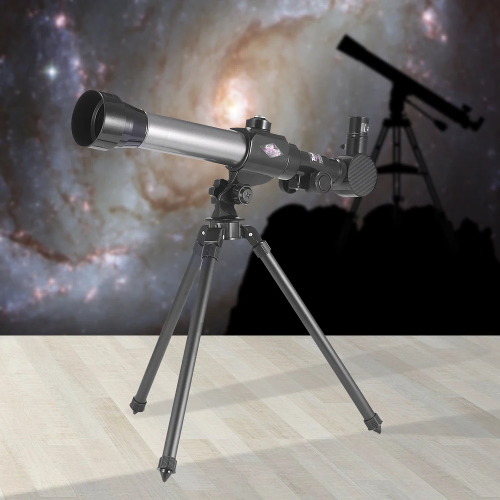 20 40x Зрительная труба телескоп с непрерывным масштабированием для детей игрушки