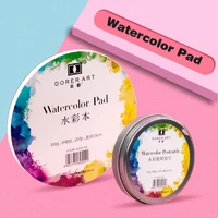 round watercolor paper pad 300gm2 thicker papel acuarela transfer watercolour aquarel paper block art supplies stationery