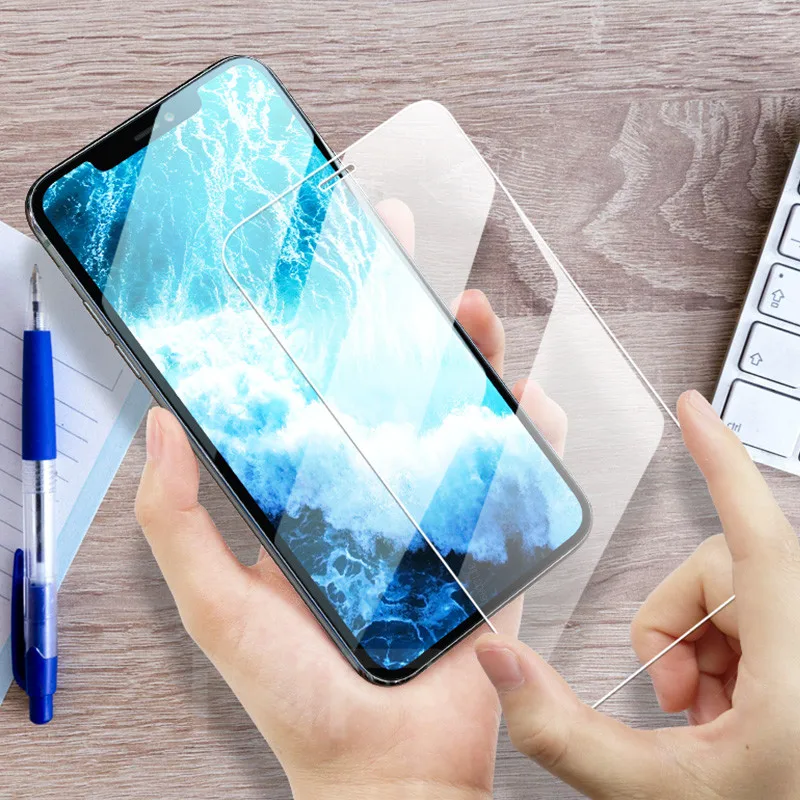 

3Pcs Tempered Glass For iPhone 11 12 Pro XS Max X XR Full Cover Screen Protector For iPhone 7 8 6 Plus SE 2020 Protective Glass
