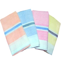 12pcs high quality cotton thin plain color beauty salon towel 34x74cm fang chuang mercerized towel