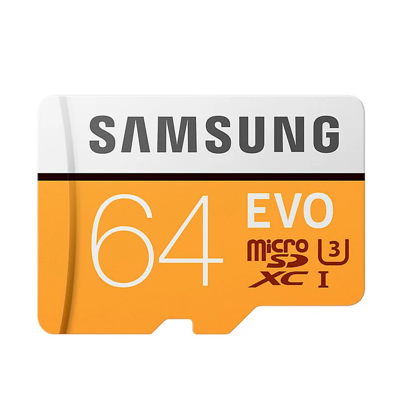 64GB SAMSUNG карта памяти Micro SD, карта памяти, 64 ГБ 128 ГБ SDXC Max 100 МБ/с. EVO емкостью 64 Гб 128 Гб класс 10 TF карты U3 флеш-карта - Емкость: 64GB