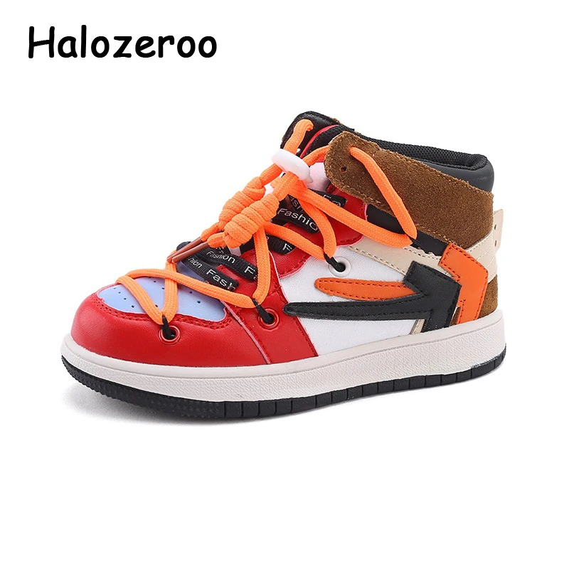 

Autumn Kids Sport Sneakers Baby Boys Slip On High Top Shoes Children Brand Chunky Sneakers Girls Mesh Casual Sneakers Trainers