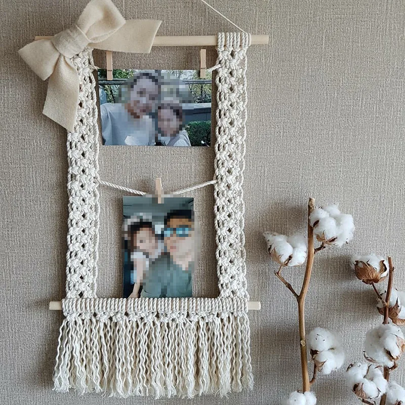 Украшение в скандинавском стиле хлопковый гобелен ручной работы гостиная