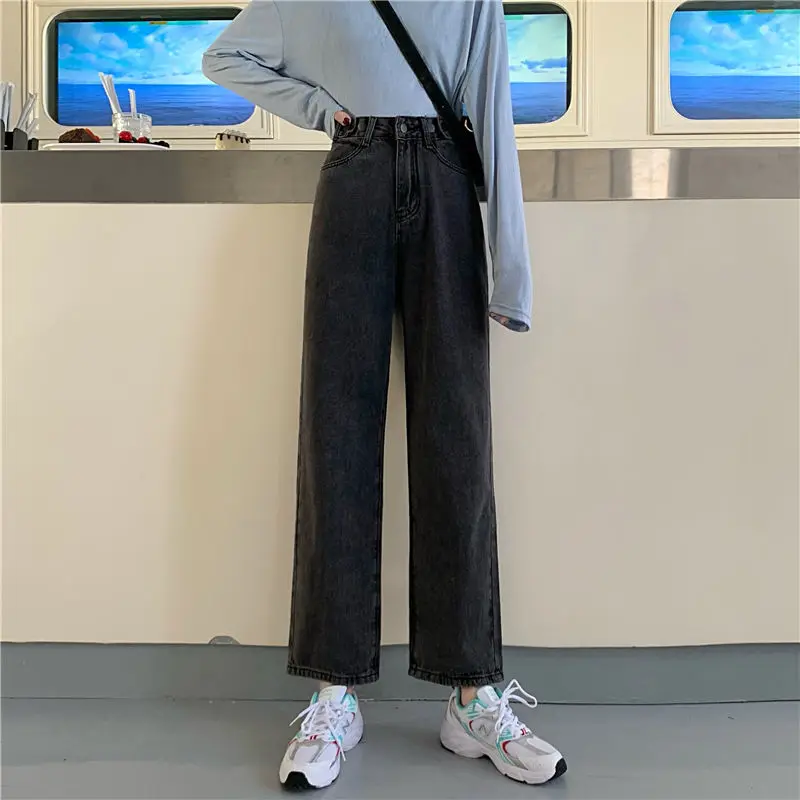 

Cargo Oversize Pants for Women Jeans Woman Women's Denim Shorts Korean Fashion Jean Baggy High Waisted Trousers Wide Leg Pant