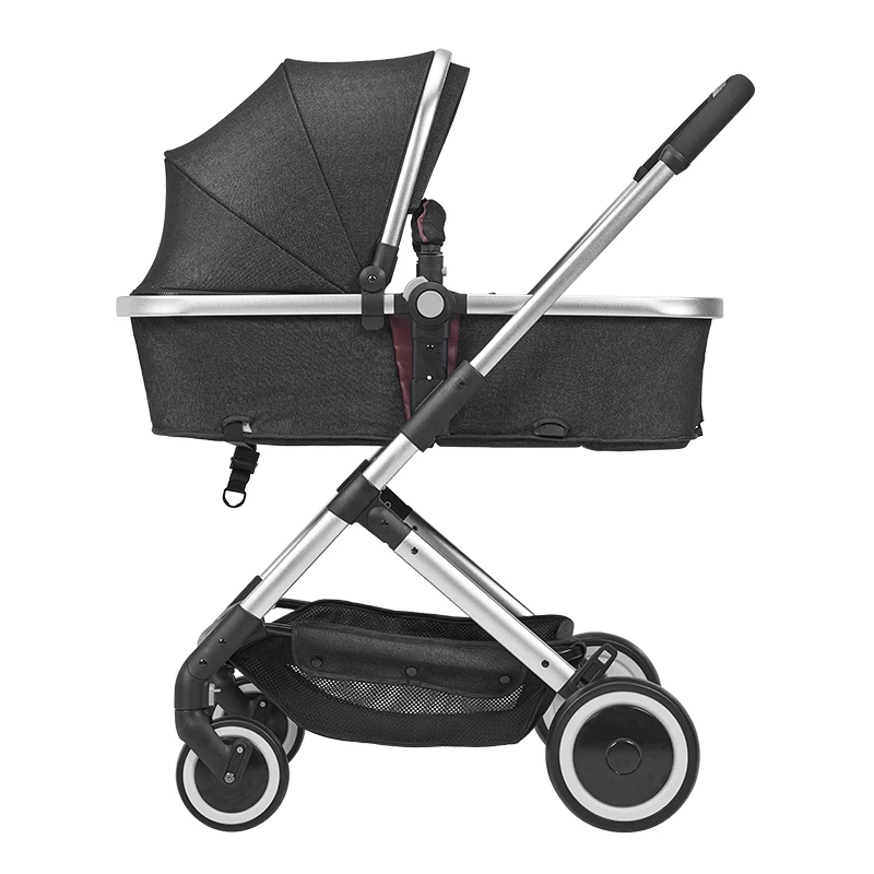 Портативная Высокая Ландшафтная детская коляска регулируемая складная тихие