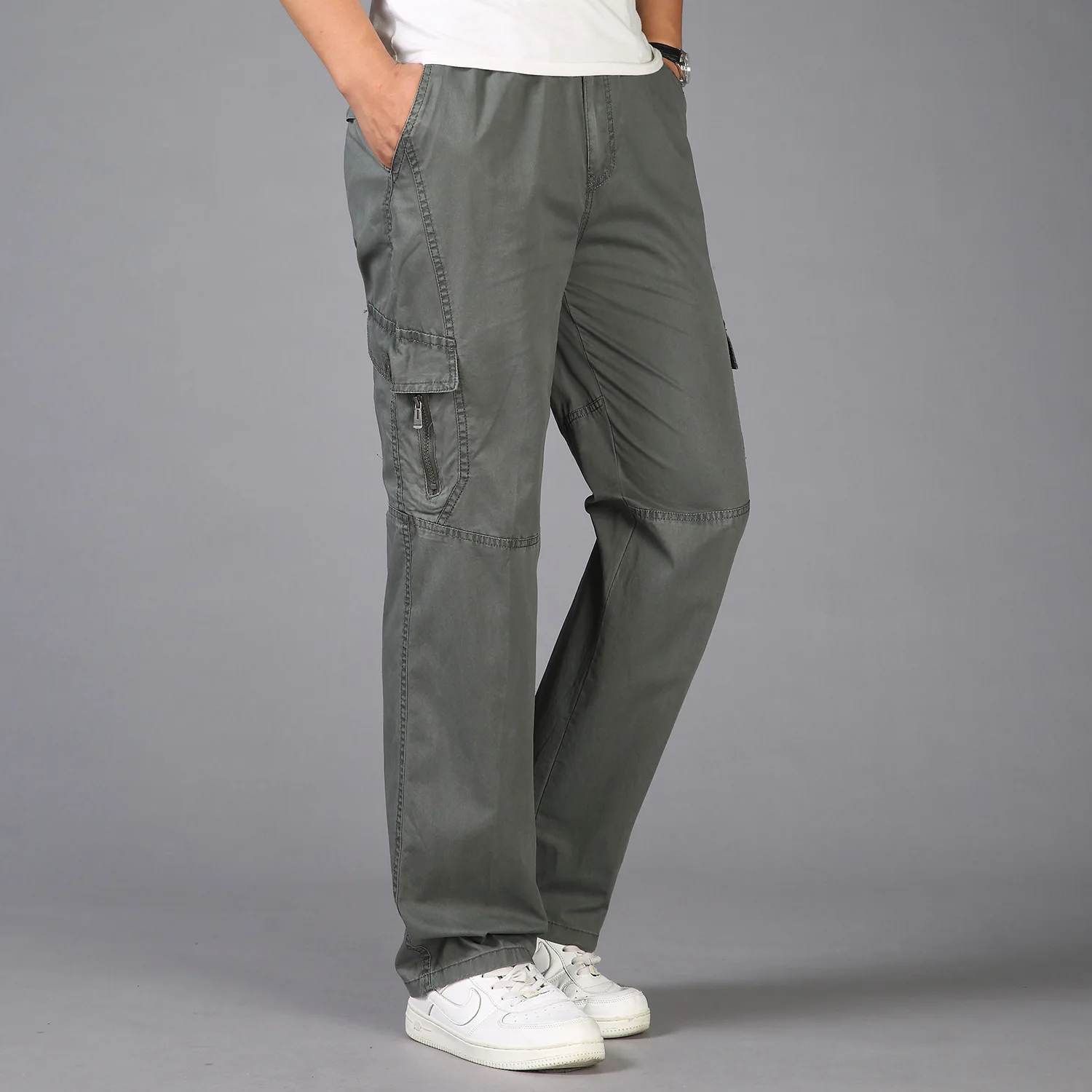 Брюки-карго мужские армейские военные брюки 2020 хлопковые с карманами и