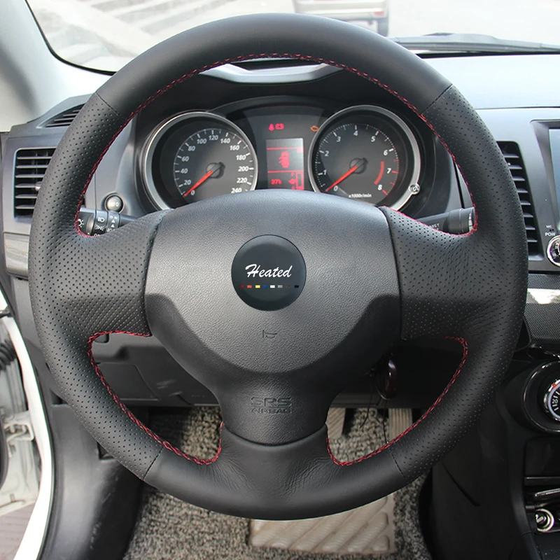 Чехол на руль из микрофибры для Mitsubishi Lancer EX 10 X Outlander оплетка руль|leather steering wheel