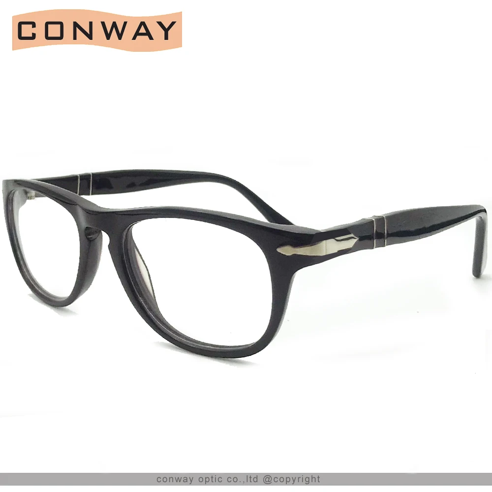 Винтажная оправа для очков Conway круглая небьющаяся с прозрачными линзами без