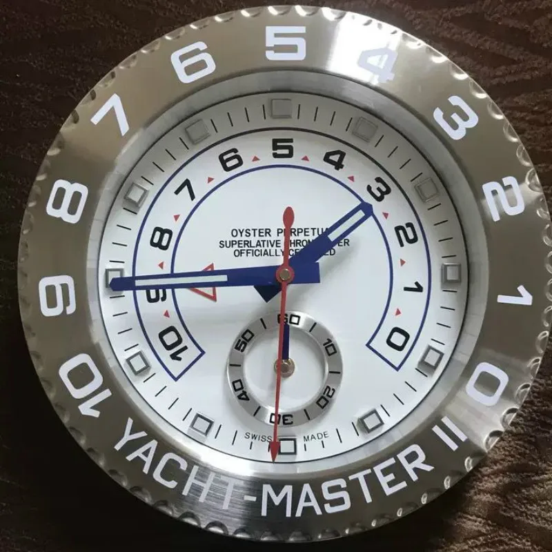 Металлические настенные часы из нержавеющей стали современный дизайн бесшумные