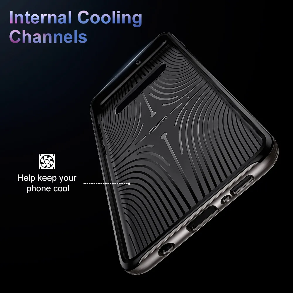 Чехол ESR для samsung Galaxy S10 Plus, TPU+ PC чехол, тонкий гибридный дизайн, водоотталкивающая текстура, бампер для телефона samsung S10 Plus