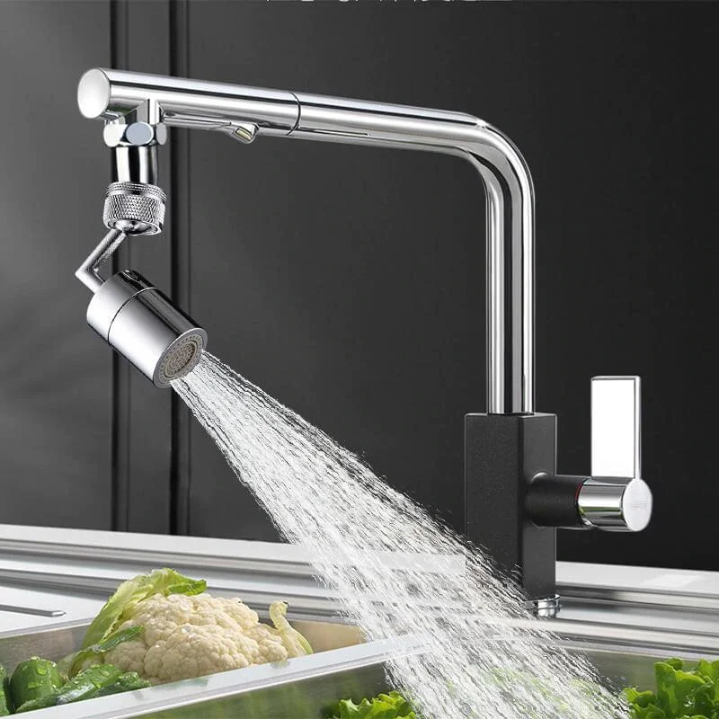 

720Â°Universal Splash Filter Faucet Spray Head Anti Splash Filter Faucet Children Movable Kitchen Tap Water Saving Nozzle Sprayer