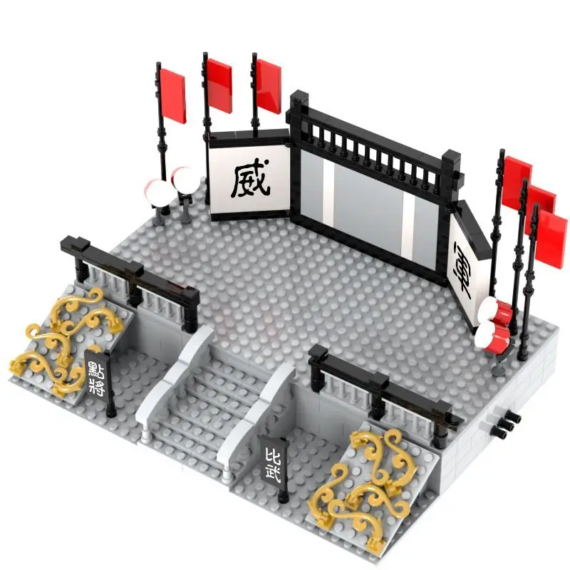 Строительные блоки MOC Originate фигурки солдат армия средневековые аксессуары ножи и