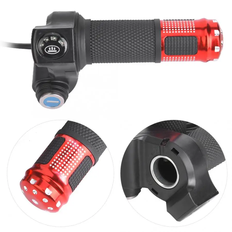 Универсальный светодиодный дисплей напряжения 1 пара поворотная дроссельная