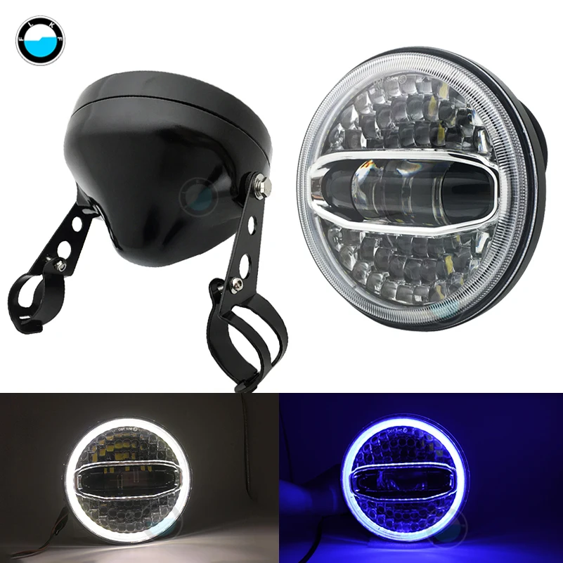 7 дюймов автомобильные аксессуары 883 светодиодный мотоциклетные фары с углом