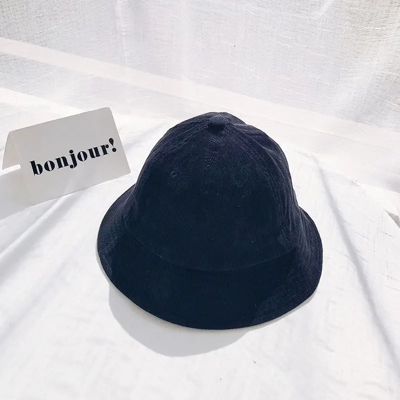 Luminaire Black Harajuku Вельветовая женская летняя однотонная зеленая шляпа-ведро Корейская версия Милая Джокер дорожная шляпа Солнцезащитная шляпа котелок - Цвет: Luminaire Black