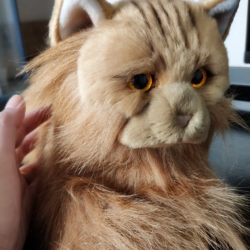Милая имитация кота Dorimytrader плюшевая игрушка Реалистичная кукла-кошка украшение