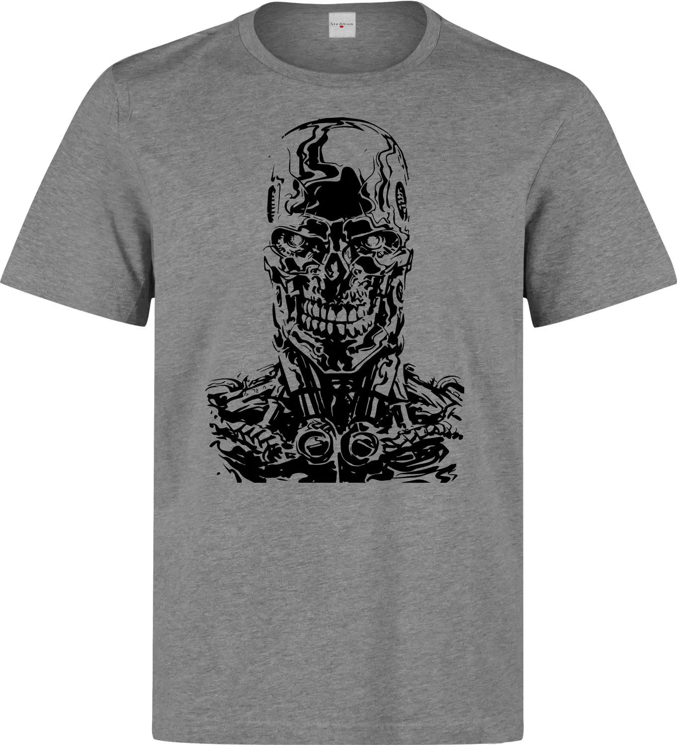 

Terminator Legendary Movie Black Artwork men's grey t shirt