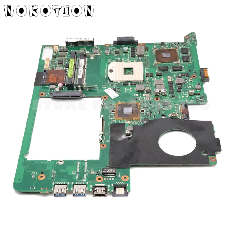 Материнская плата NOKOTION для ноутбука Asus N76V N76VB N76VJ N76VM N76VZ материнская HM76 DDR3 GT650M