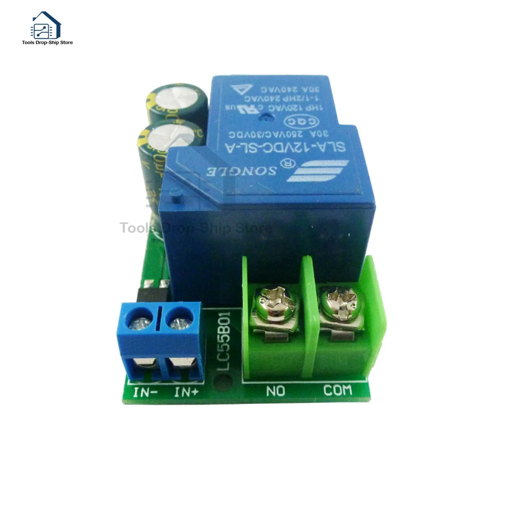 30A High Power 12V Water Level Automatic Controller Liquid Sensor Switch Solenoid valve Motor Pump automatic control Relay Board |