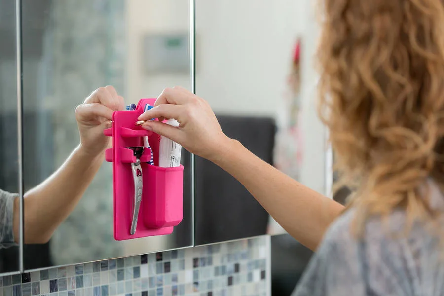 Multifunction Wall-mounted Silicone Toothbrush Toothpaste Holder Bathroom Wash Supplies Razor Storage Box Organizer | Дом и сад