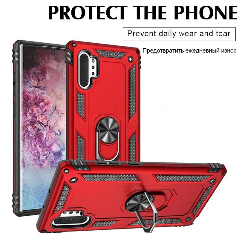 Роскошный противоударный чехол-броня для samsung Galaxy S8 S9 S10 Plus S10e Note 8 9 10 Pro