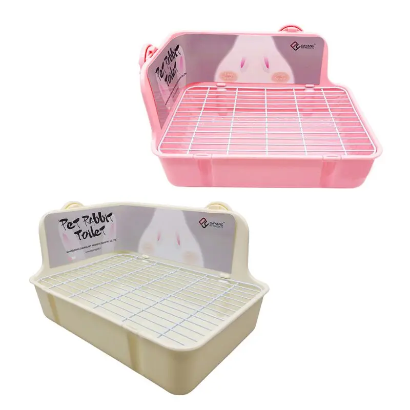 

Litter Corner Trays Indoor Clean Pet Hamster Cat Rabbit Toilet Small Pets Training Defecation Stretcher 85LA