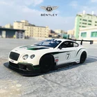 Bburago 1:24 Bentley Continental GT3 модель автомобиля из сплава декоративная коллекция игрушечные инструменты подарок