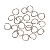 1000pcs stainless steel jump rings open split jump rings for diy jewelry finding making accessories 8x1mm