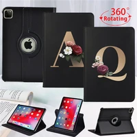 smart pu leather tablet case for apple ipad air 4 10 9 inch 2020 air 3 10 5air 1 2 9 7 360 degree rotating protective cover