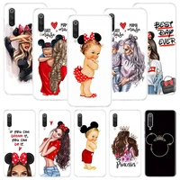 mouse baby mon girl love phone case for xiaomi redmi note 10 9 8 11 pro 11t 11s 10s 9s 9a 9c 9t 8t 8a 7 7a 5 art pattern cover