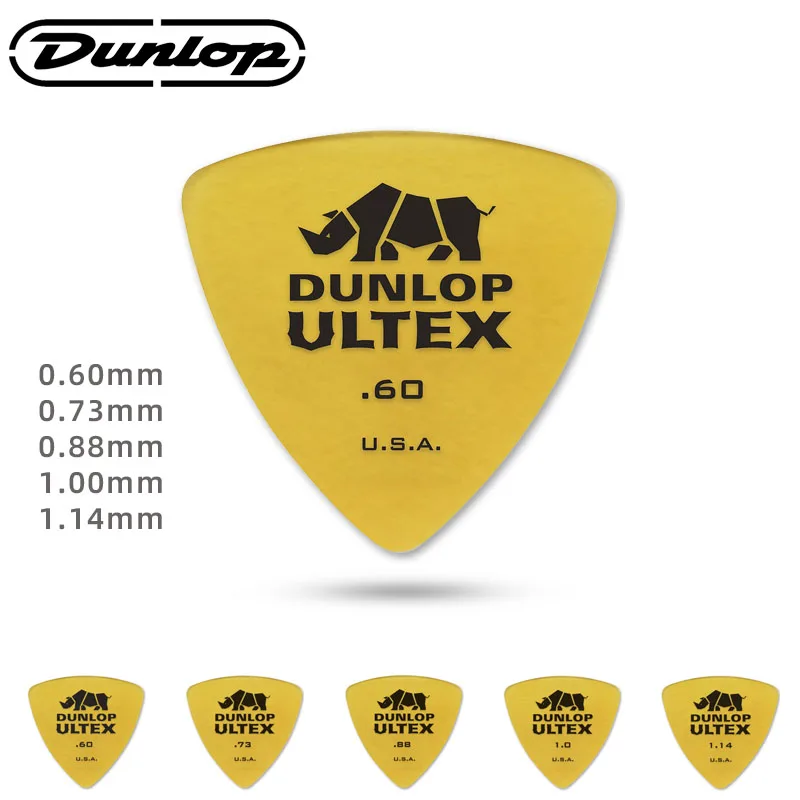 

Dunlop Pick.426R Rhinoceros TRIANGLE series ULTEX material Acoustic/electric guitar pick. Thickness: 0.60/0.73/0.88/1.00/1.14mm.