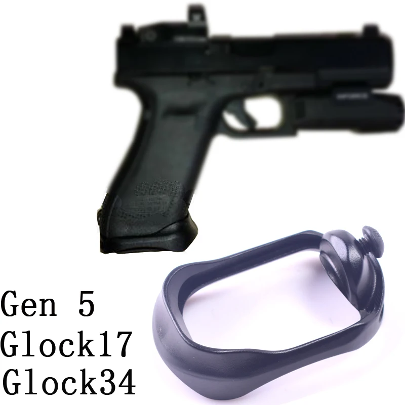 

Tactical Magazine Extension Glock Mag- well Magwell Grip Adater Base Pad for Hunting Airsoft Gen 5 Glock 17 & 34 Dropshipping